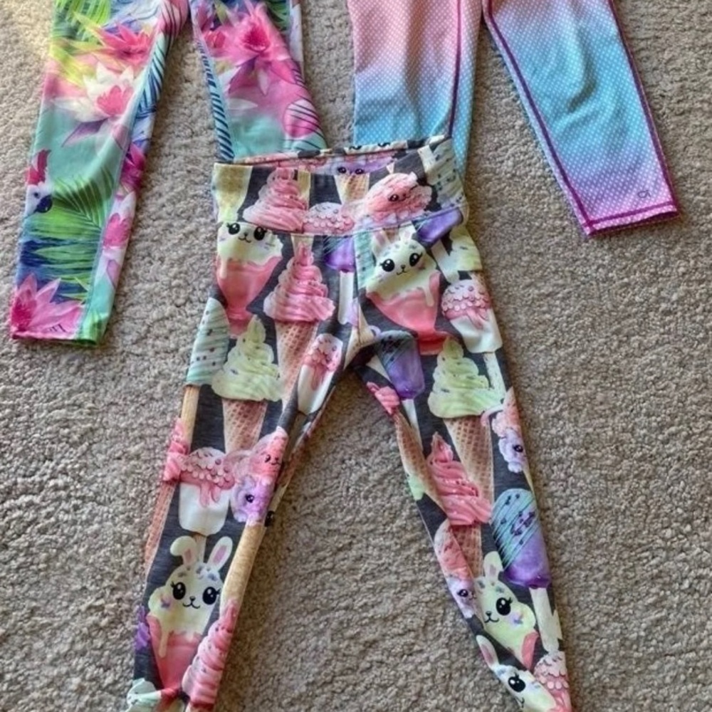 Bundle Gap and Justice Leggings 8-10. 3 leggings
